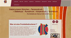 Desktop Screenshot of kroll-gmbh.de